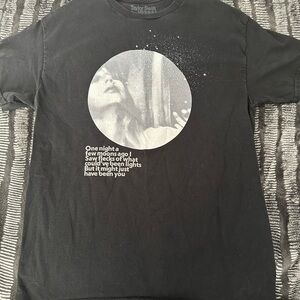 Taylor Swift “Snow on the Beach” Black Graphic Tee